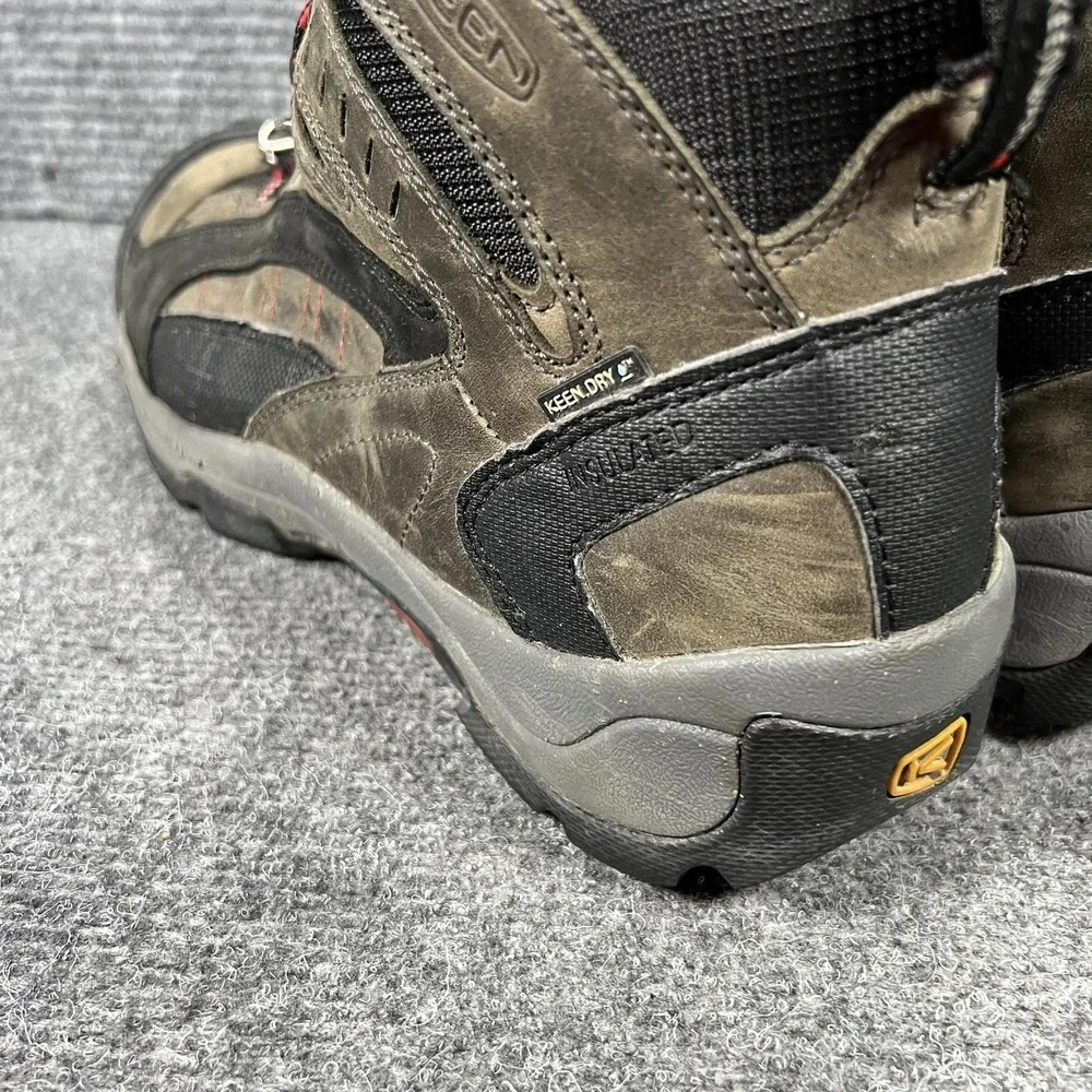 KEEN Boots‎ Mens Size 11 Brown Nubuck Waterproof Insulated Hiking Snow 12017